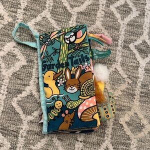 Jellycat Garden Tails Soft Baby Book